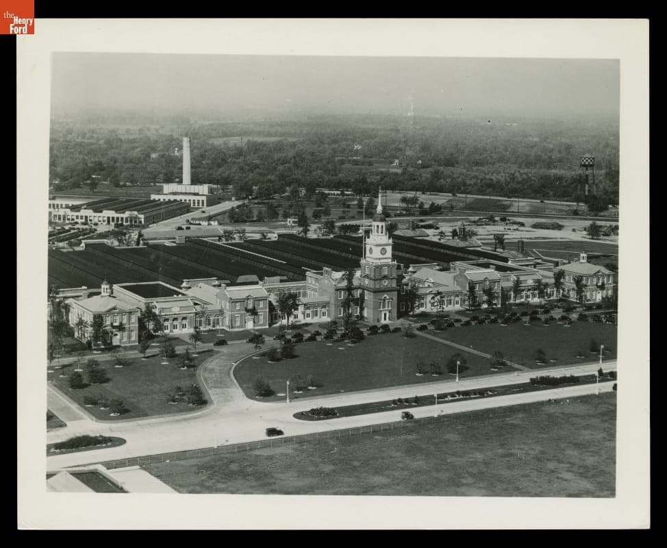 Aerial View of Henry Ford Museum, 1934