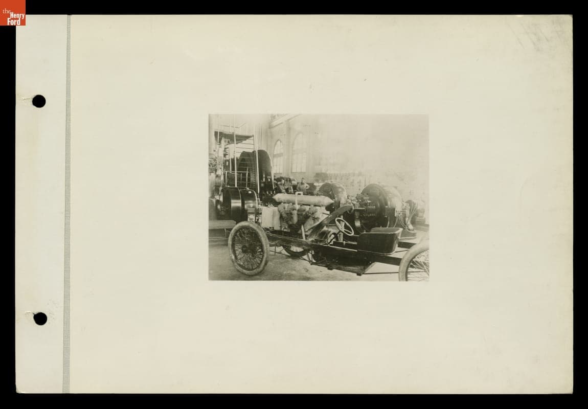 Ford "Arrow" Race Car at the Detroit United Railway Powerhouse, 1904