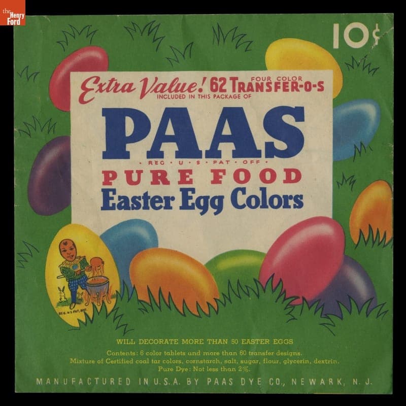 Easter Egg Dye, Paas Dye Company, circa 1940