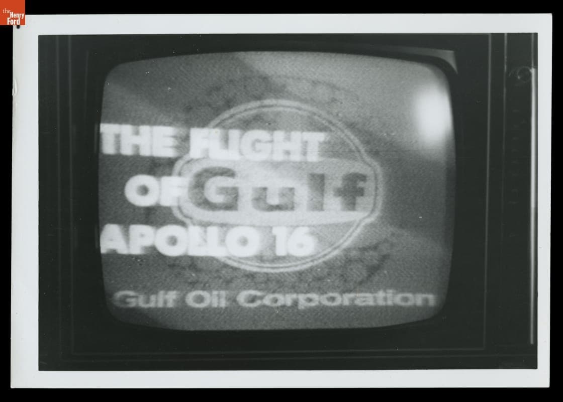 Home Television Broadcast of NASA's Apollo 16 Moon Landing, April 16, 1972