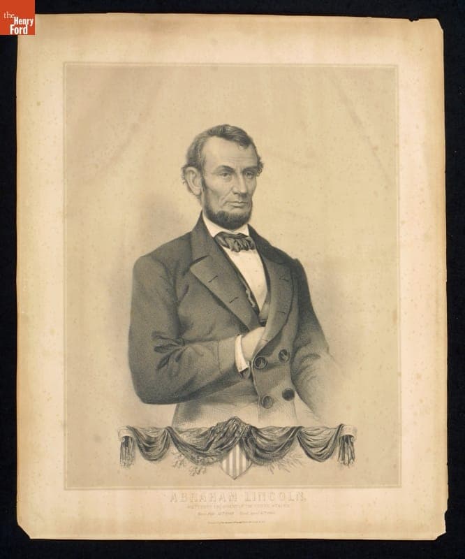 Print, "Abraham Lincoln, Sixteenth President of the United States," 1865
