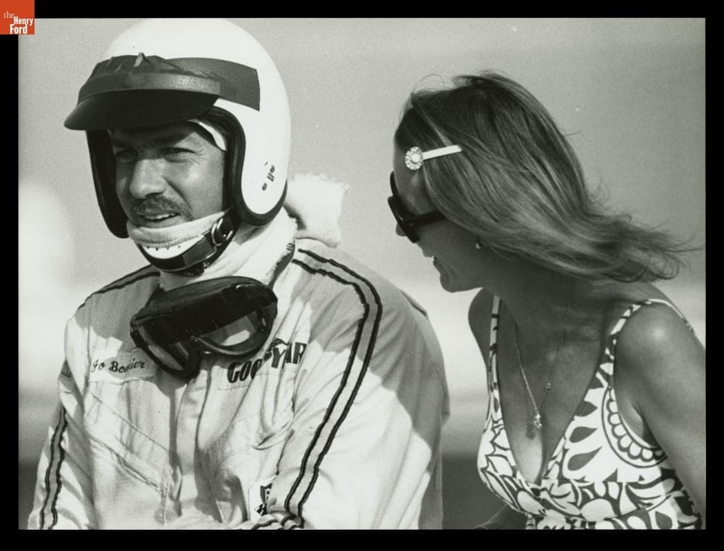 Racing Driver Jo Bonnier at Los Angeles Times Grand Prix Race at Riverside International Raceway, October 27, 1968