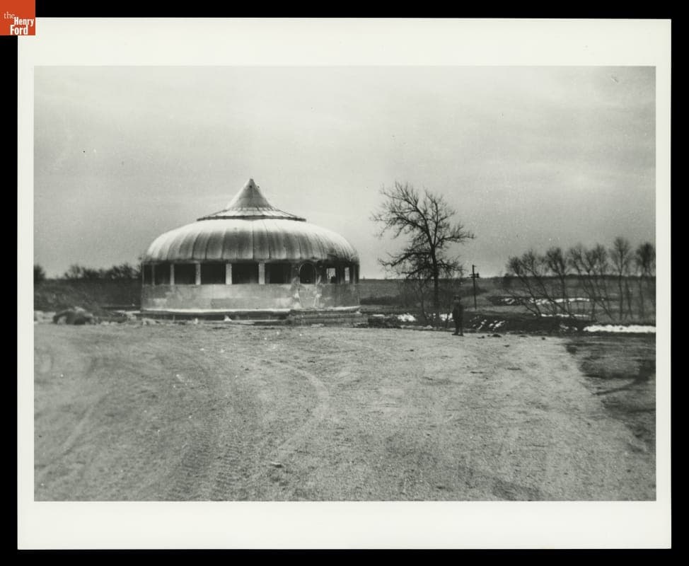 Dymaxion House at its 1948-1991 Site, near Andover, Kansas