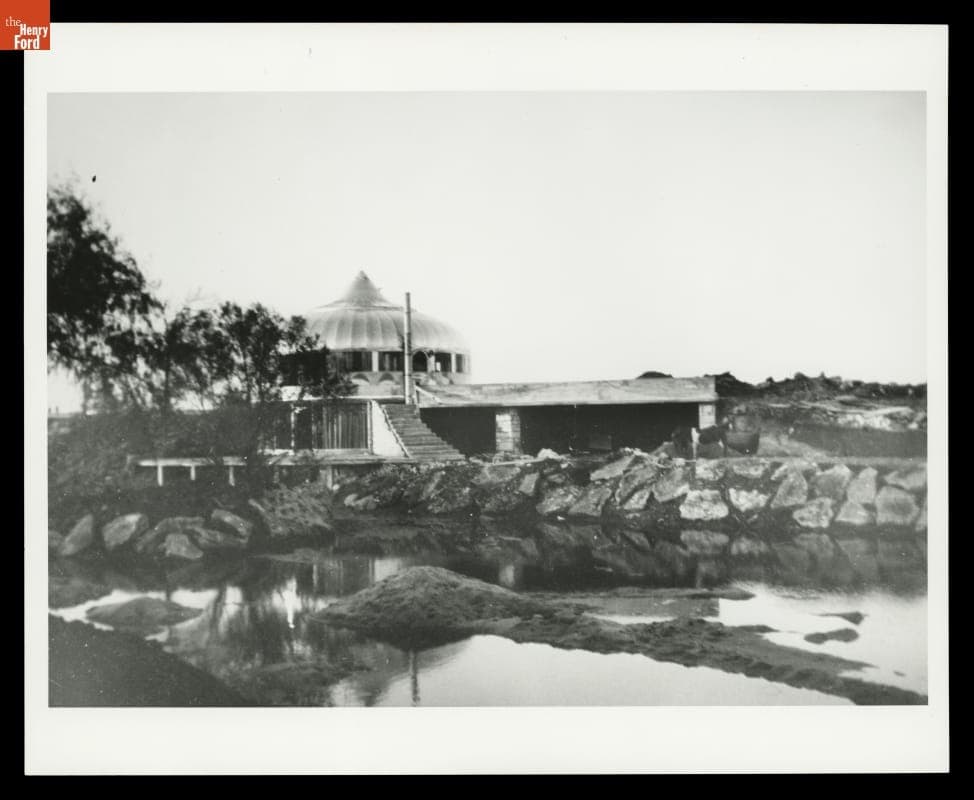 Dymaxion House at its 1948-1991 Site, near Andover, Kansas