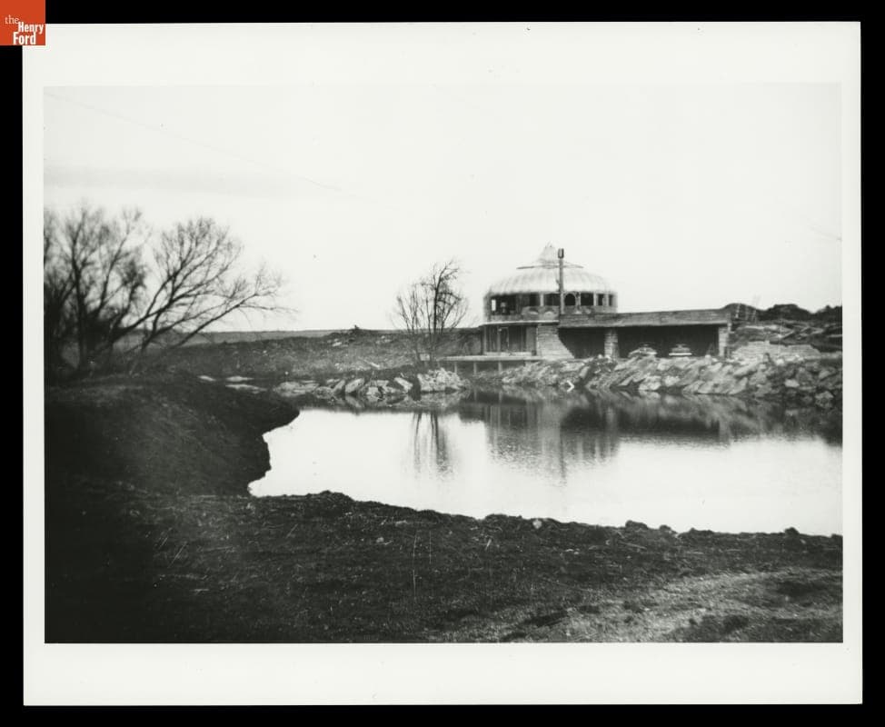 Dymaxion House at its 1948-1991 Site, near Andover, Kansas