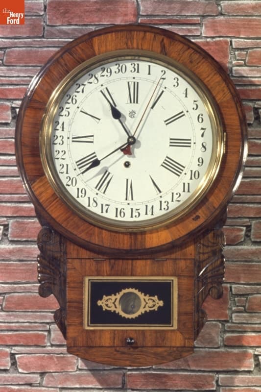 Waterbury Clock Co. Wall Clock, circa 1875