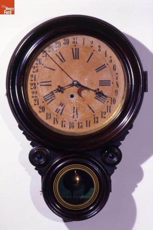 E. Ingraham & Co. Wall Clock, 1880-1884