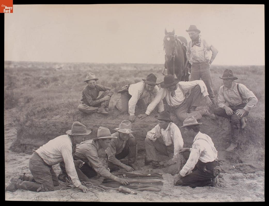 Cowboys Shooting Craps, 1904