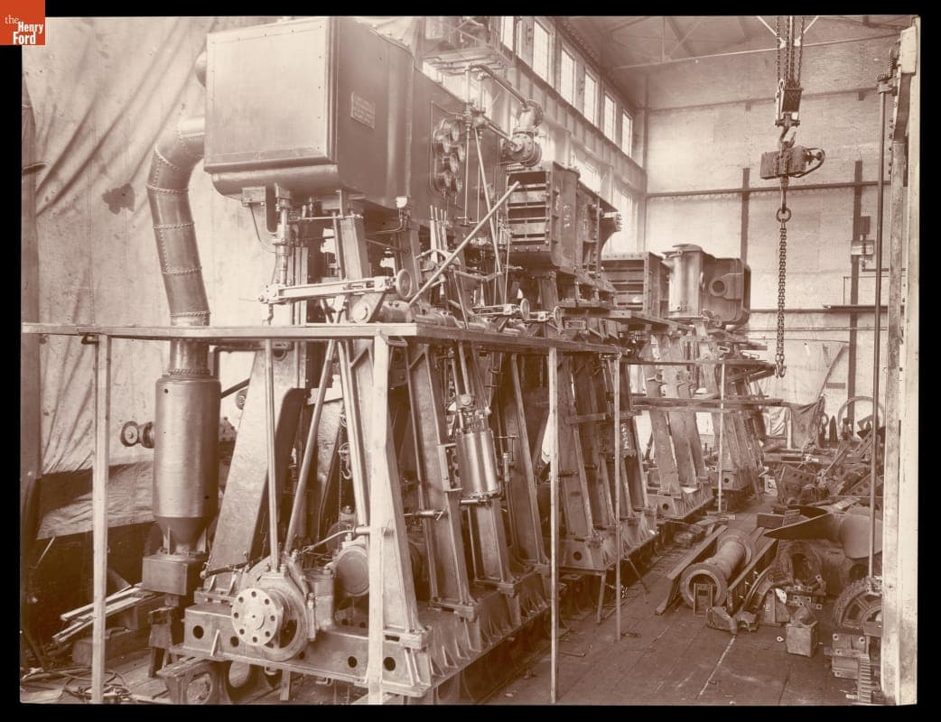 Assembly of Marine Compound Steam Engines, Detroit Shipbuilding Company, Wyandotte, Michigan, 1901