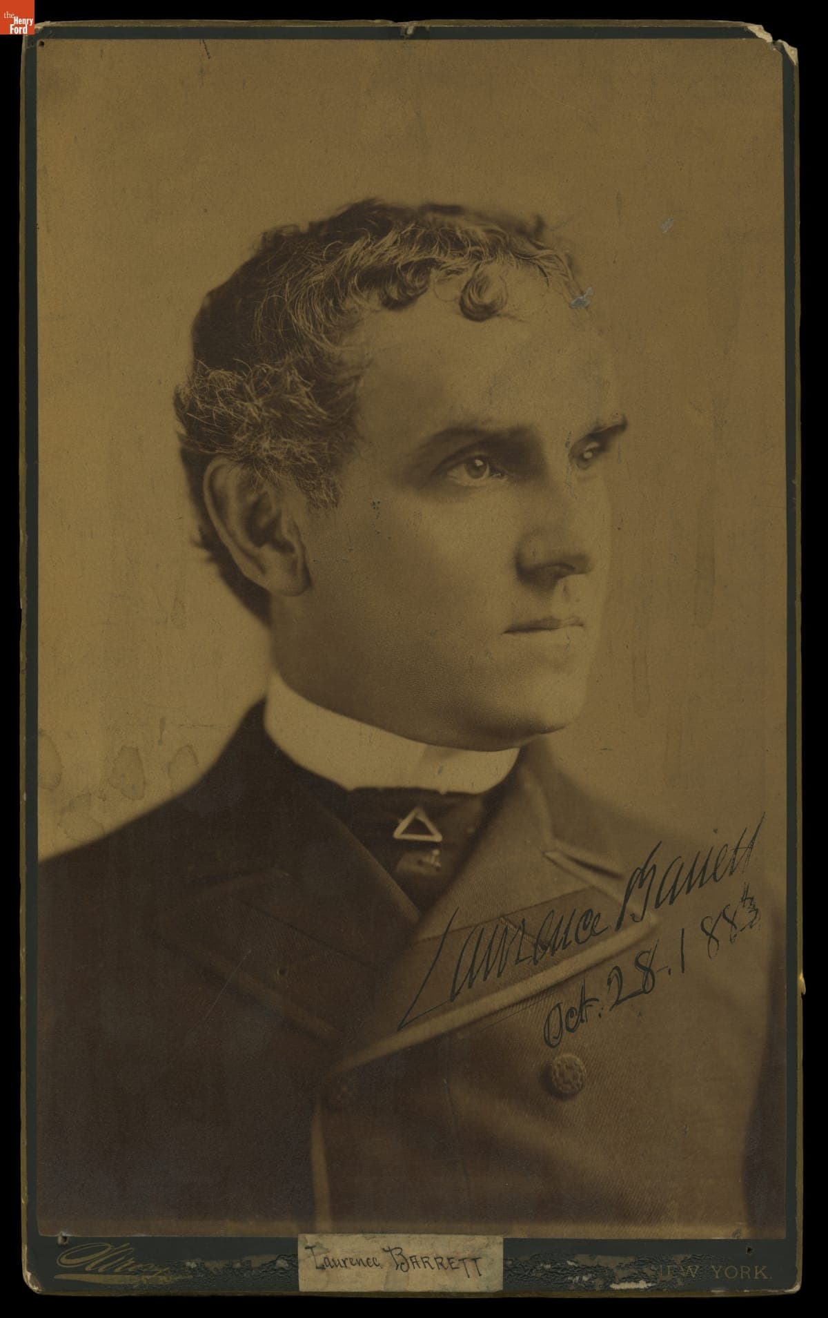 Portrait of Actor Lawrence Barrett, 1883