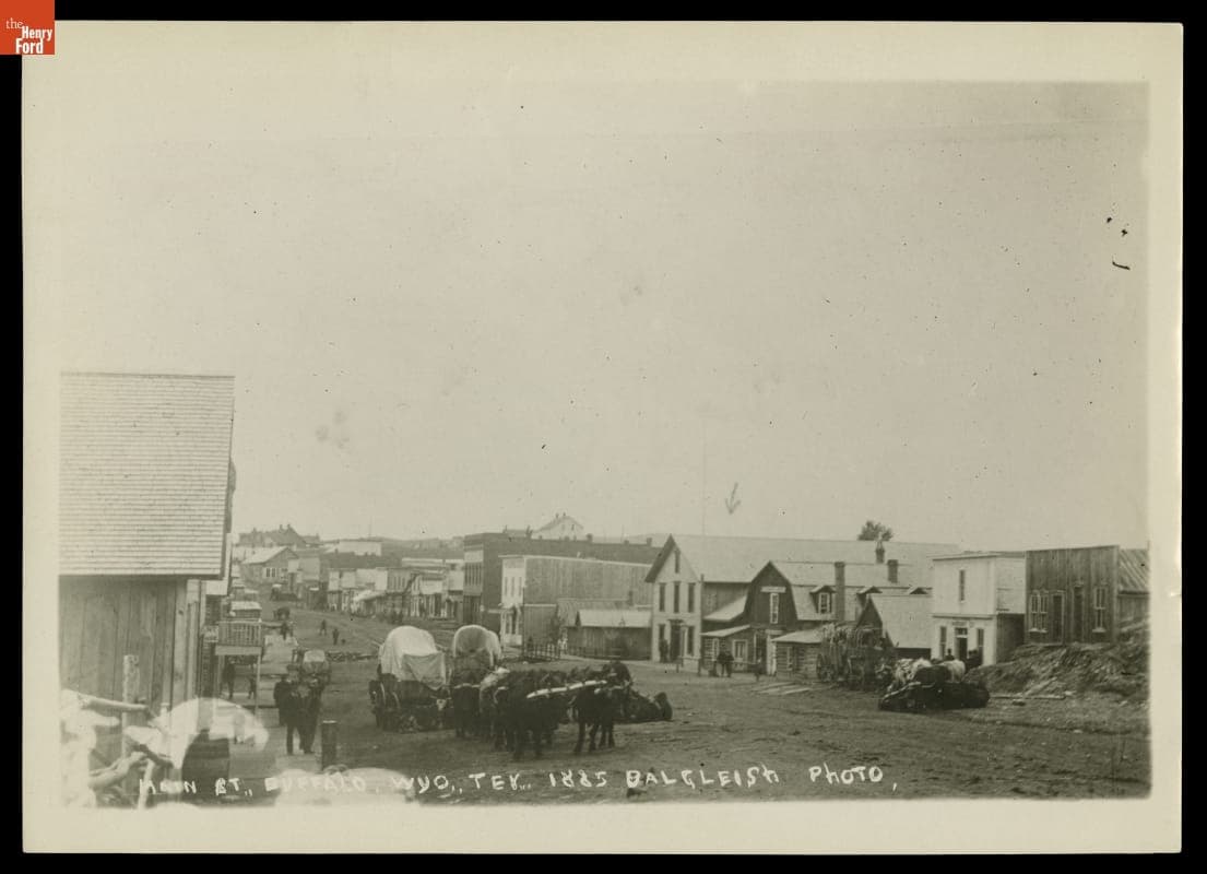 Main Street, Buffalo, Wyoming Territory, 1885