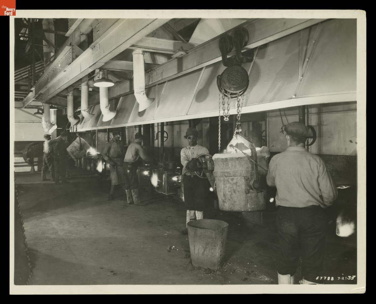Foundry Workers at Ford Rouge Plant, 1933