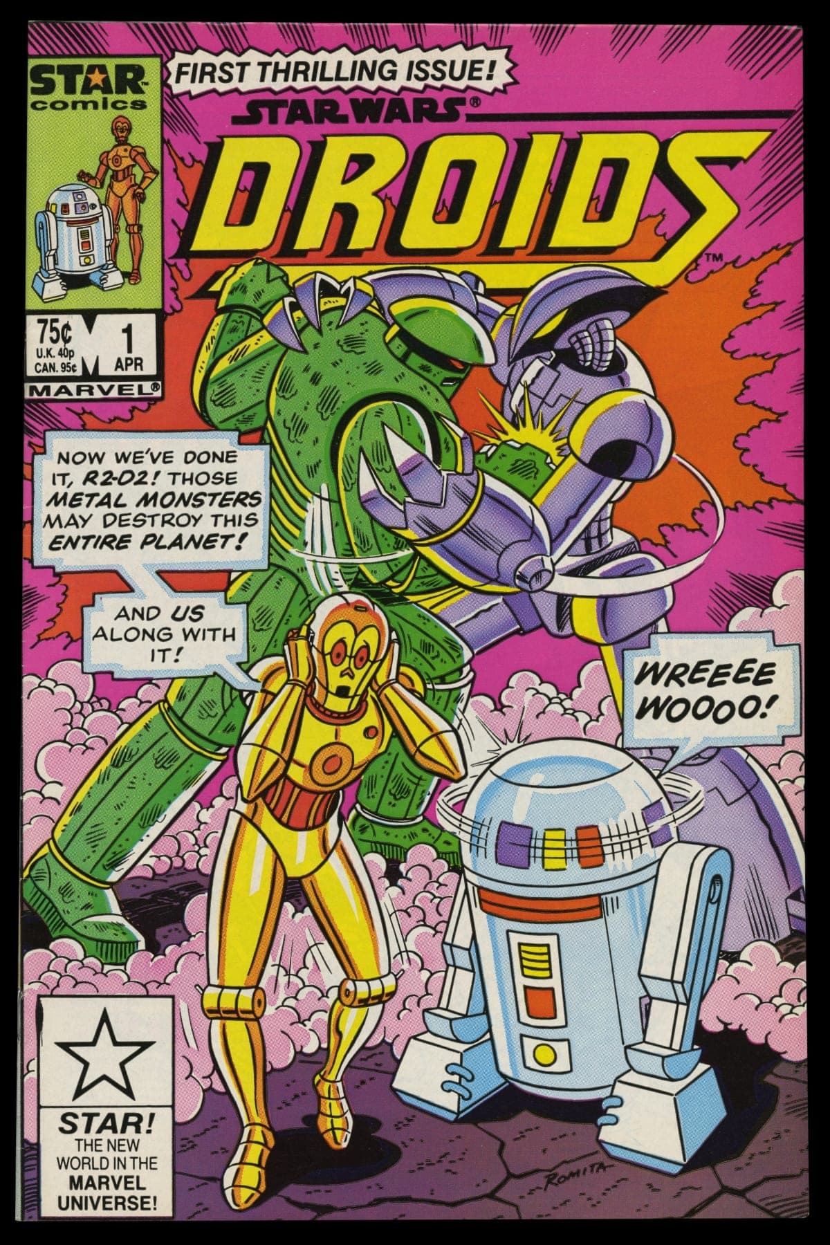 "Droids" Comic Book for April 1986