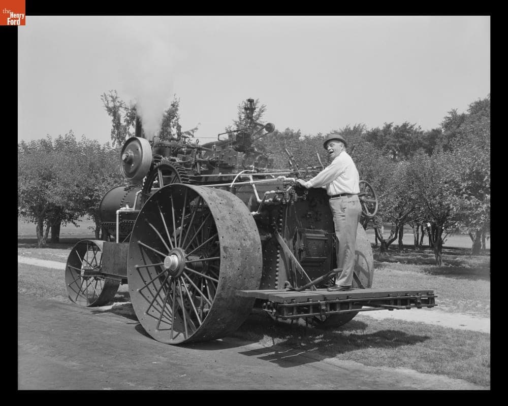Edgar Bergen at an Early Engine Club Meeting in Greenfield Village, August 20, 1966