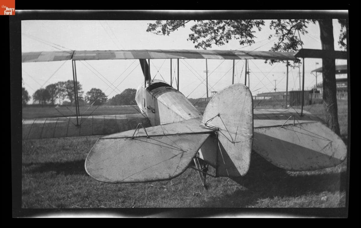 Katherine Stinson's Laird Biplane at the Tri-State Fair, October 1916