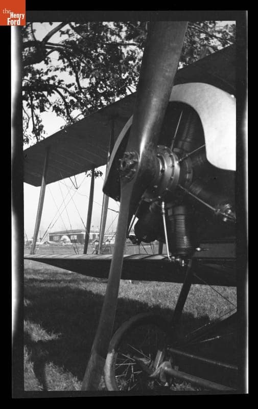 Katherine Stinson's Laird Biplane at the Tri-State Fair, October 1916