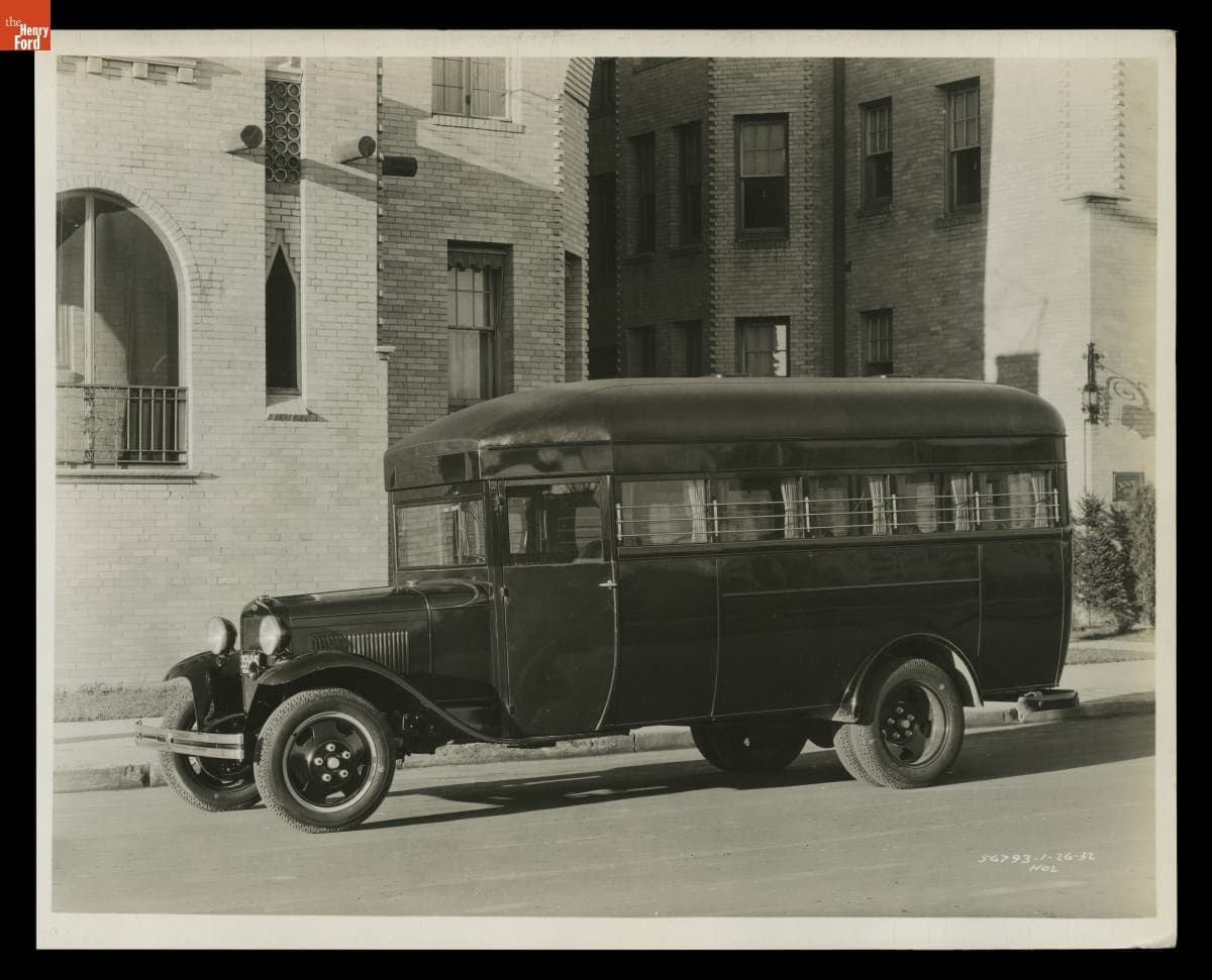 Ford Bus, January 1932