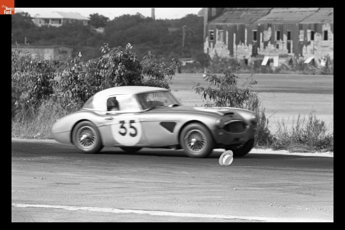 Austin-Healey Racecar at the 10th Annual International Bahamas Speed Weeks, Nassau, December 1963