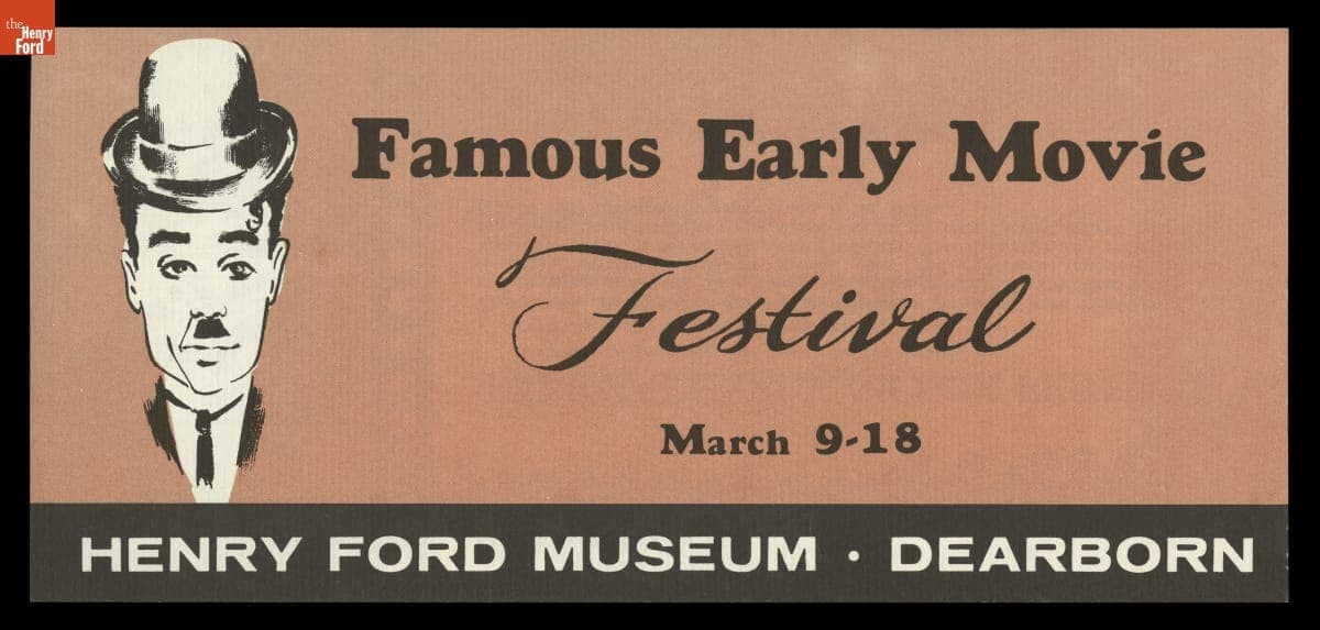 Famous Early Movie Festival, Henry Ford Museum, 1962