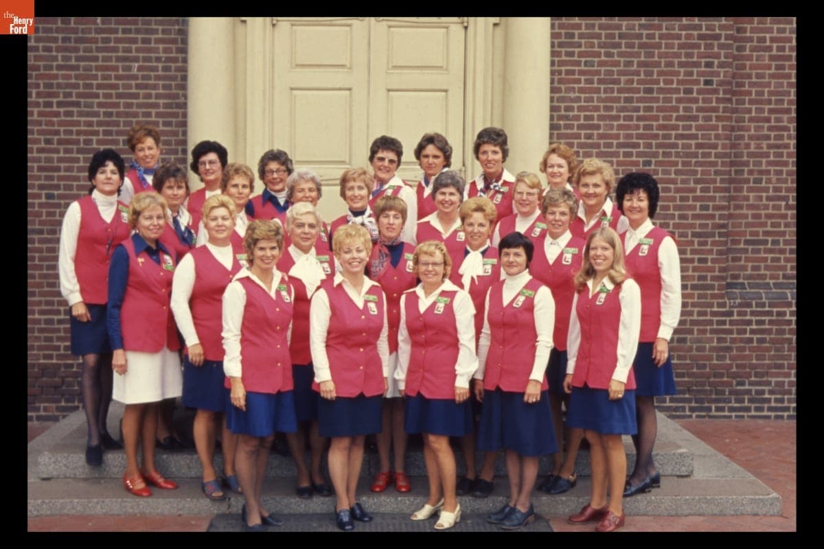 Henry Ford Museum Staff in Bicentennial Uniforms, 1975