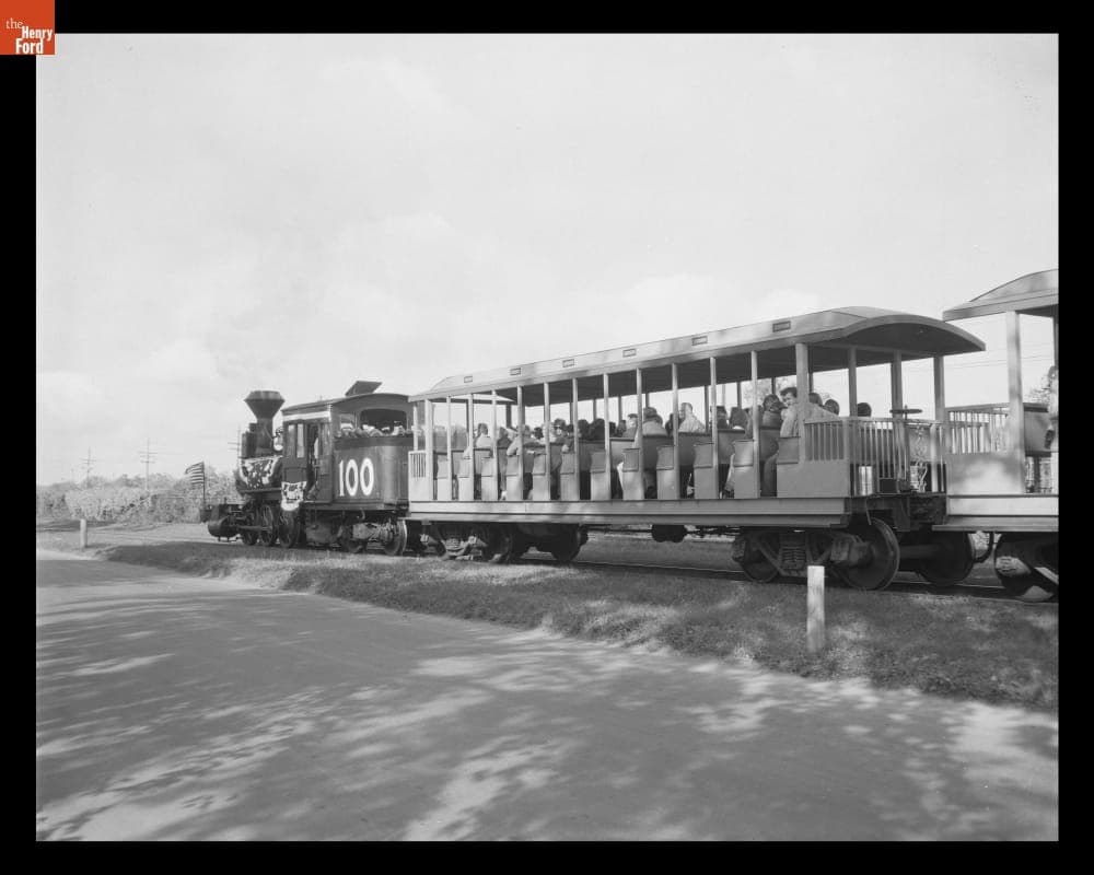 Torch Lake Locomotive at its 100th Anniversary Celebration in Greenfield Village, October 1973