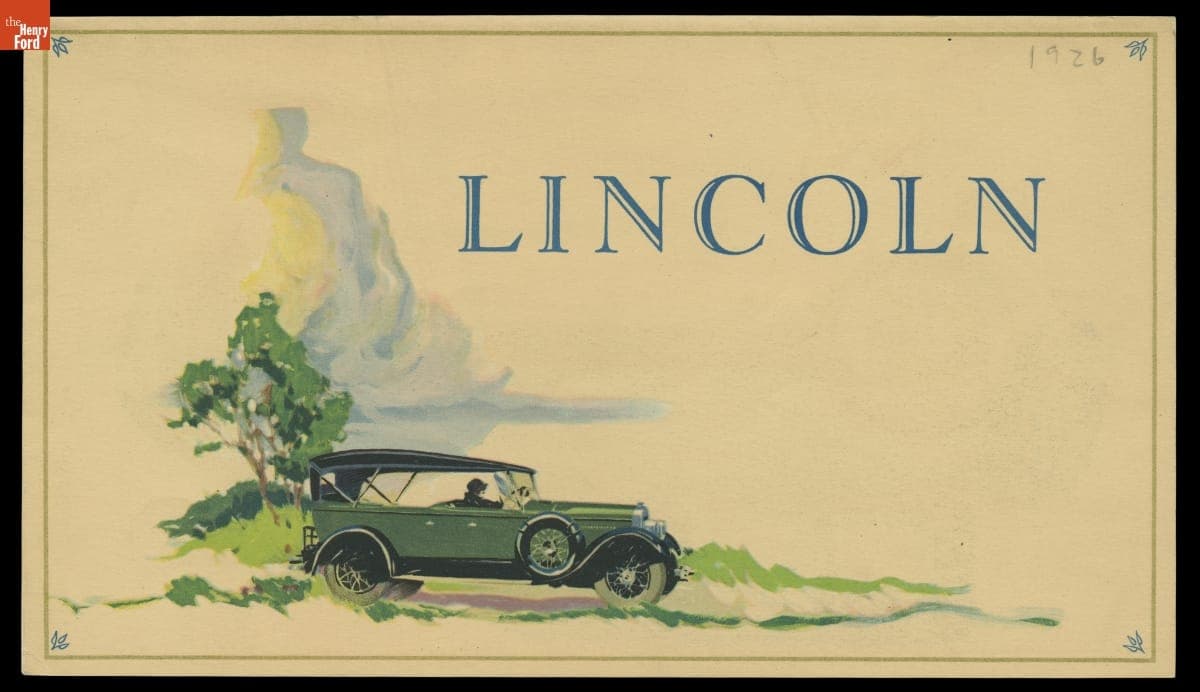Sales Brochure, "Lincoln," 1926