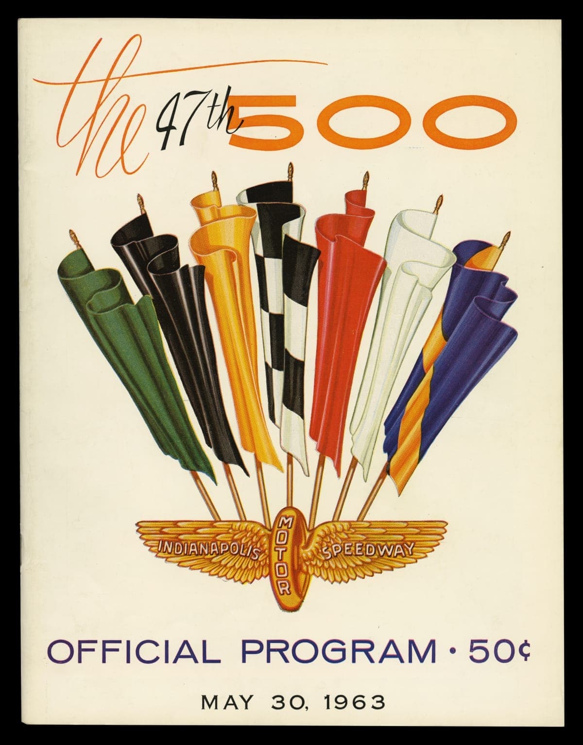 Program, "The 47th 500," Indianapolis 500, May 30, 1963