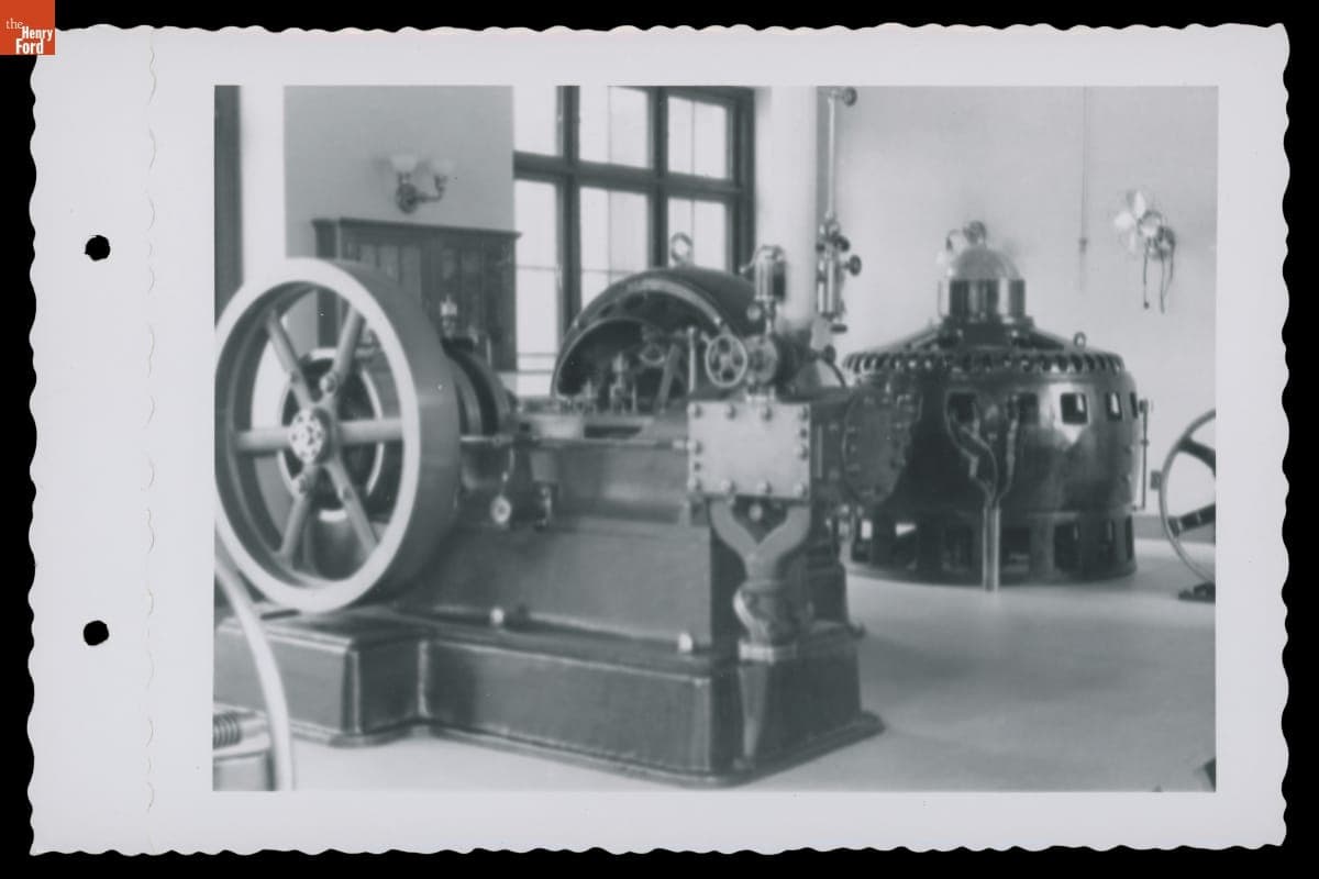 Machinery inside Power House at Fair Lane Estate, Dearborn, Michigan