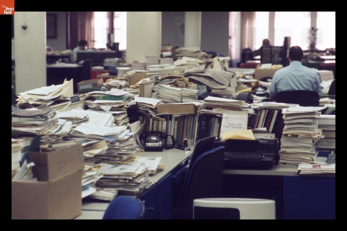 City Room at The Washington Post, March 1975