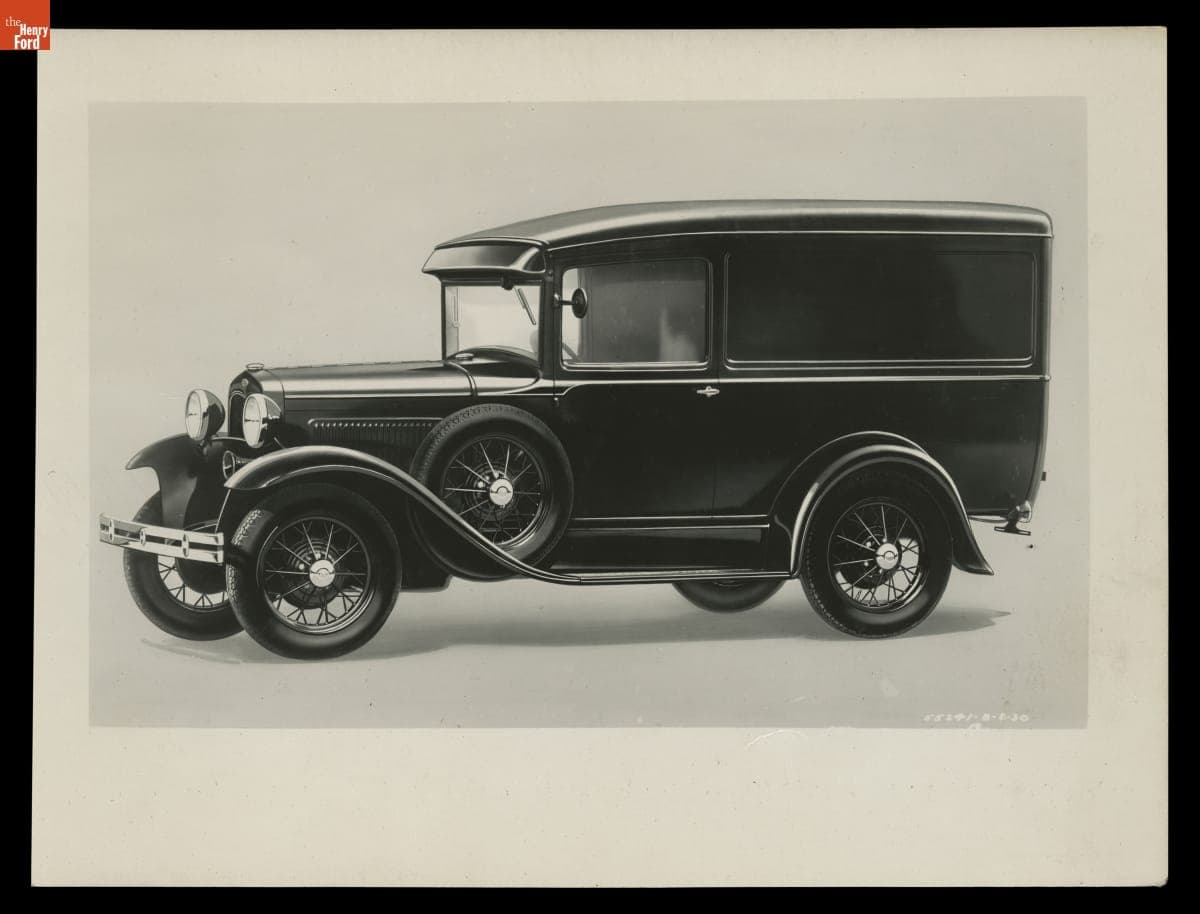 Ford Model A Panel Delivery Truck, August 1930