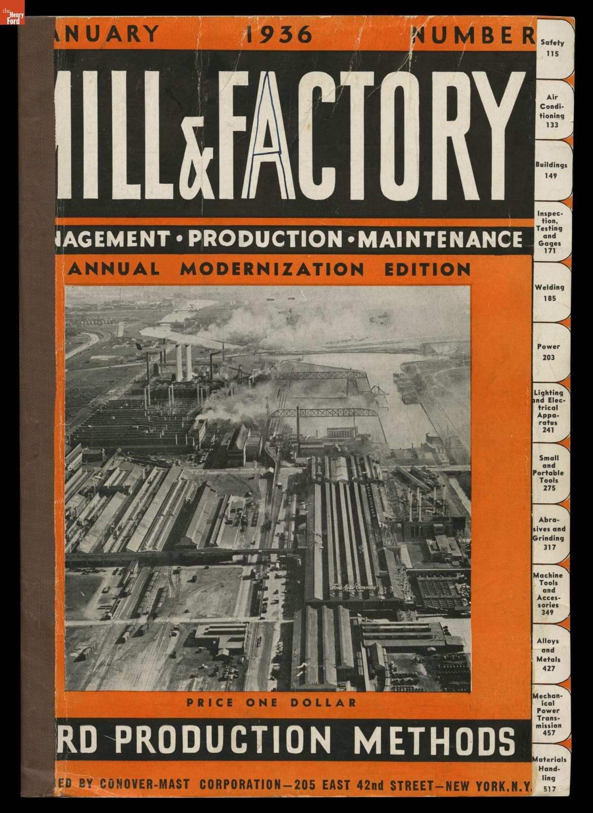Mill & Factory, January 1936