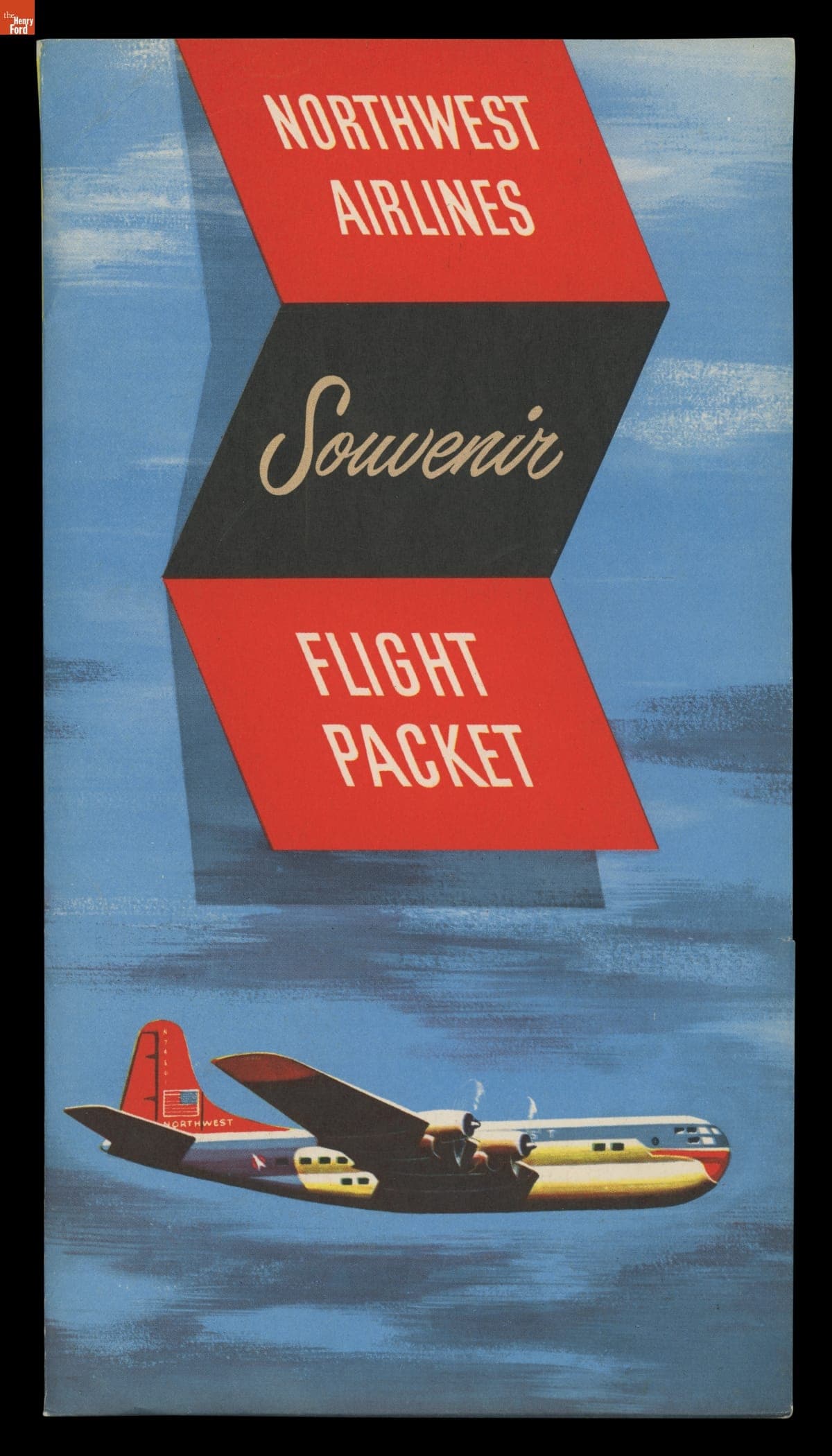 Northwest Airlines Souvenir Flight Packet, circa 1954