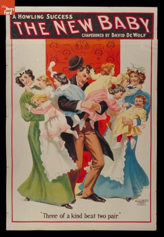 Theatrical Poster, "The New Baby," 1900