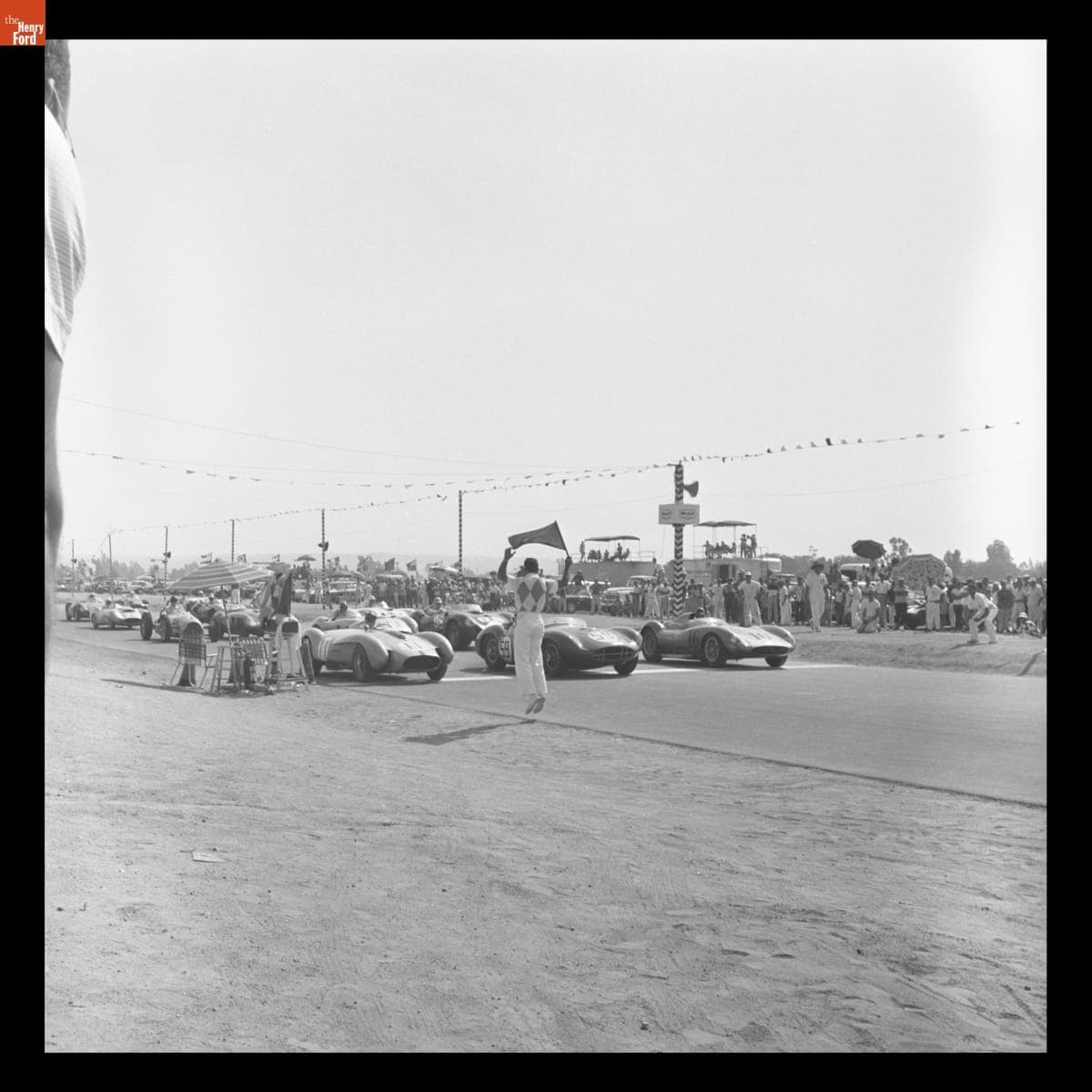 Start of the 2nd Riverside International Sports Car Road Races, June 1958