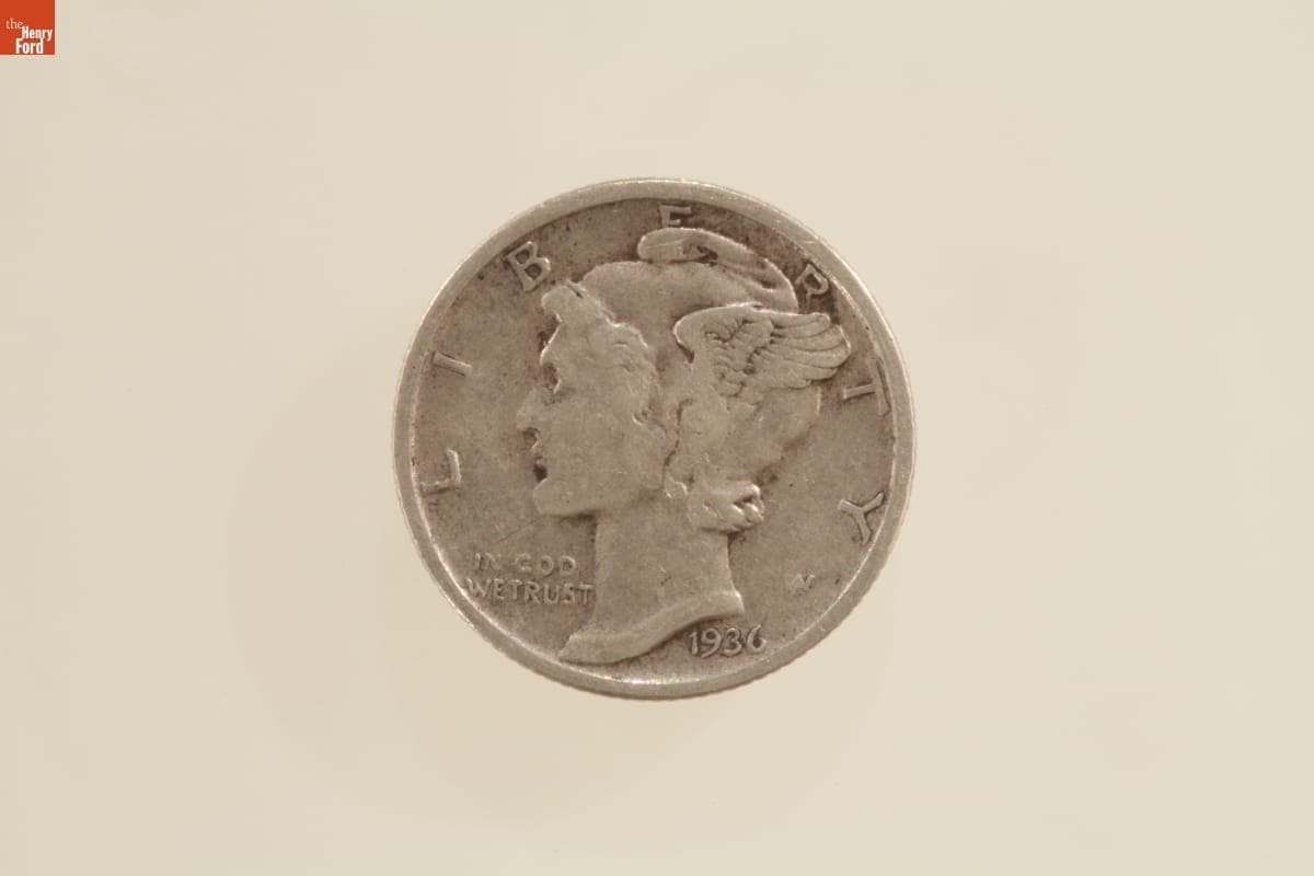 Winged Liberty Dime, 1936