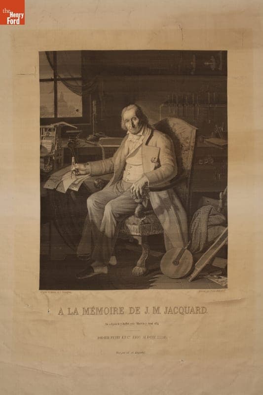 Portrait of Joseph-Marie Jacquard, 1839