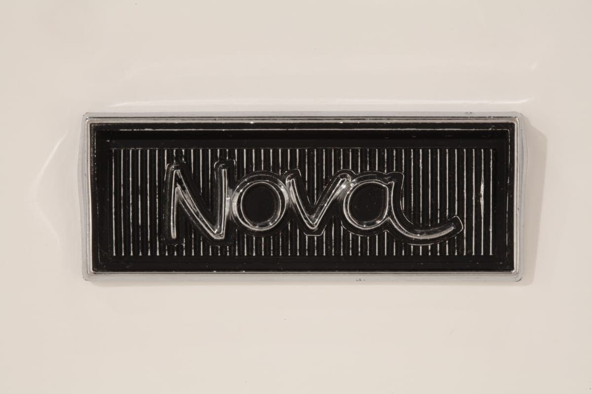 Chevrolet Nova Dashboard Emblem, 1968-1972
