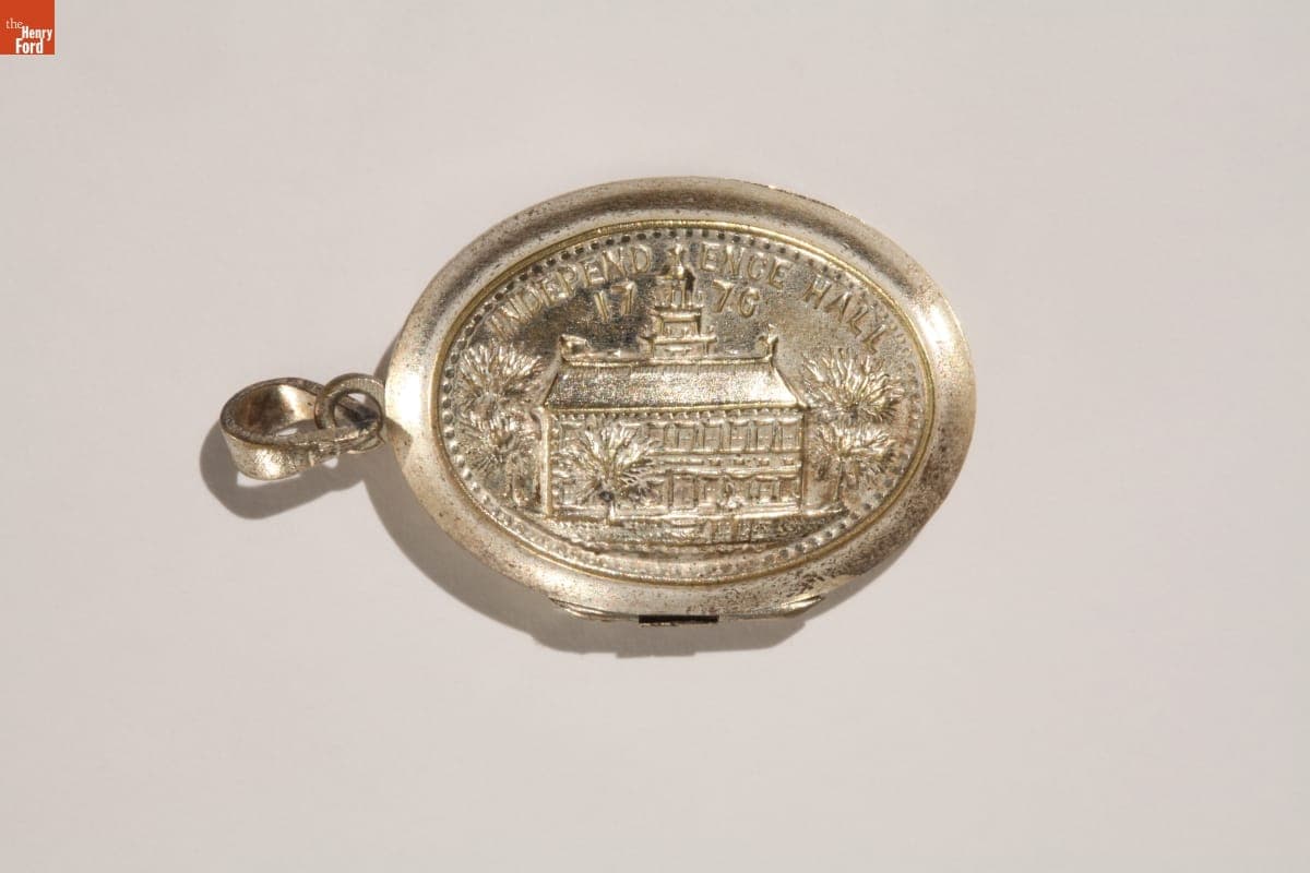 Centennial Exhibition Souvenir Locket, 1876