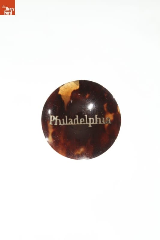 Sesqui-Centennial International Exposition Souvenir Button, 1926