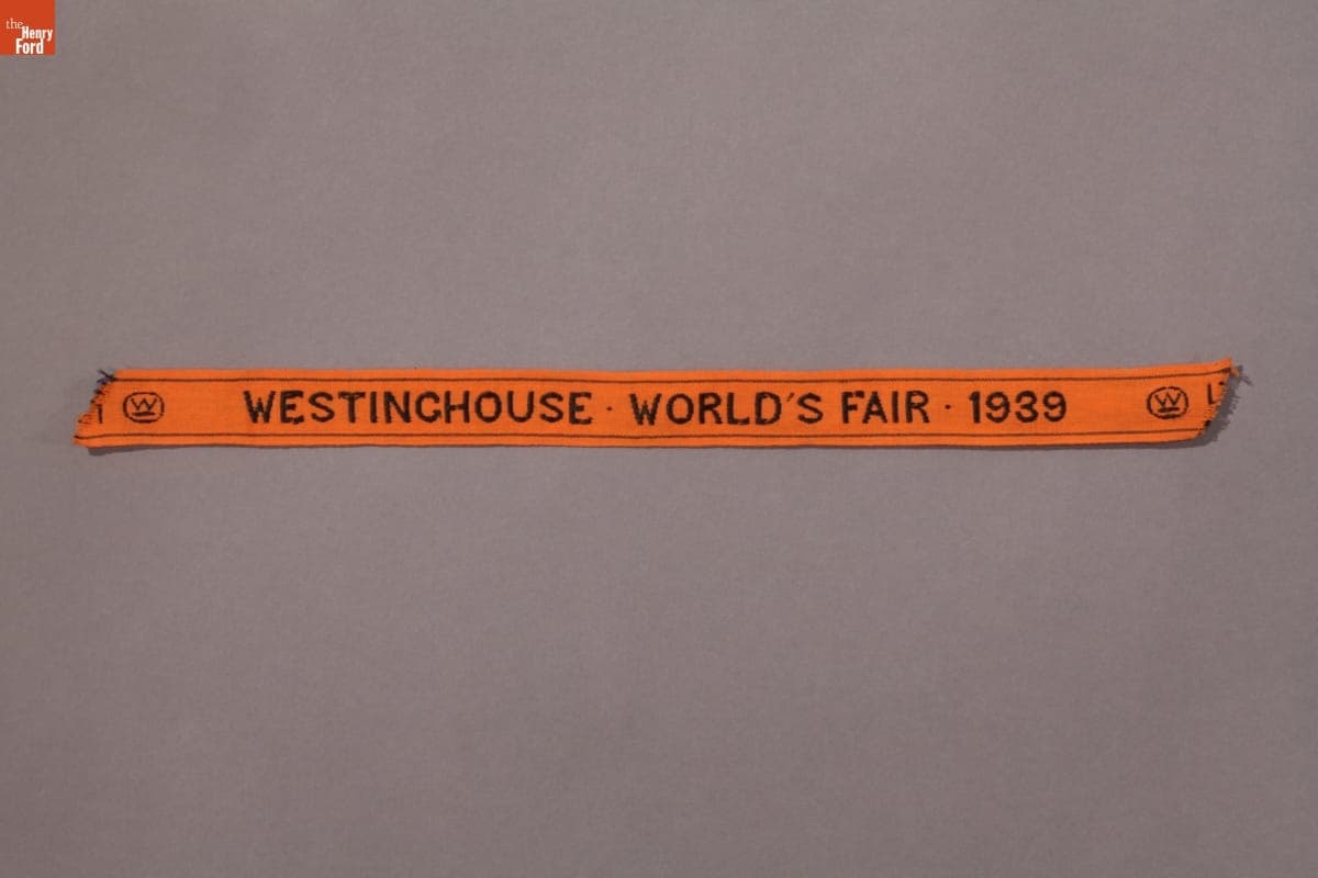 Westinghouse Souvenir Ribbon from New York World's Fair, 1939