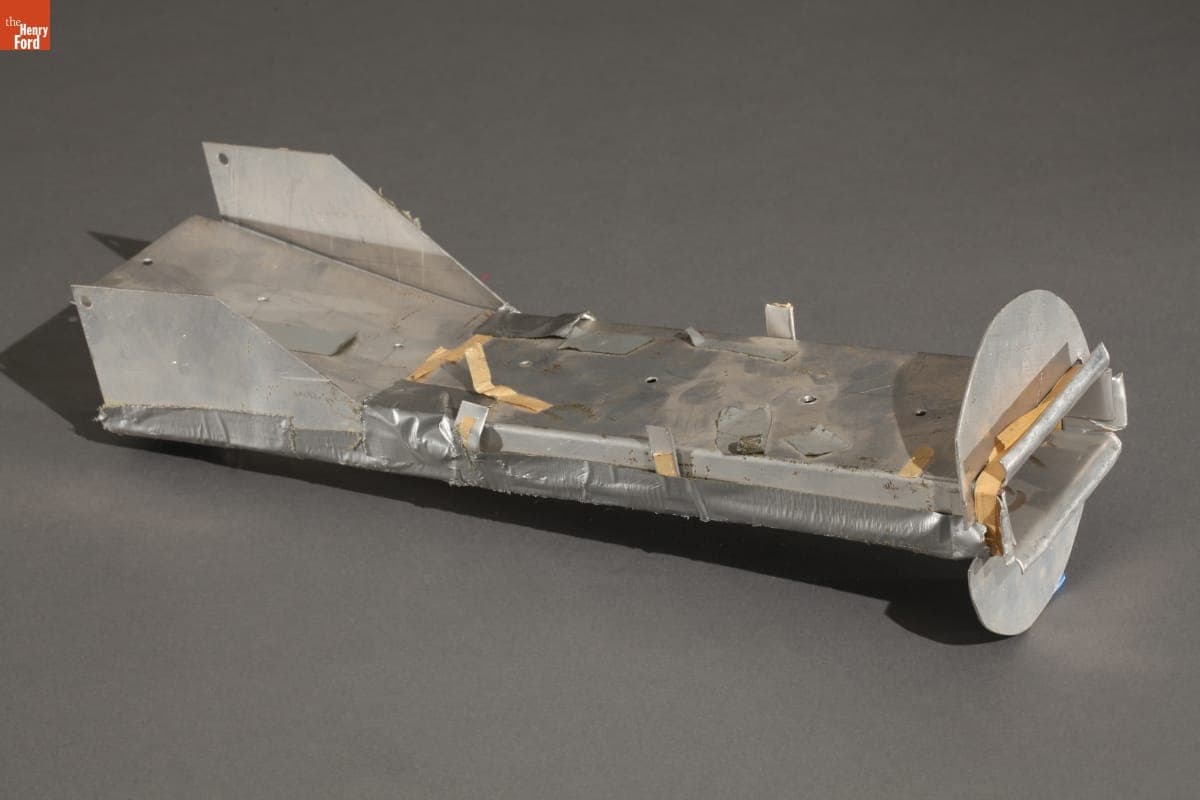 Scale Model of Race Car Bodywork Used for Airflow Testing, 1978-1982