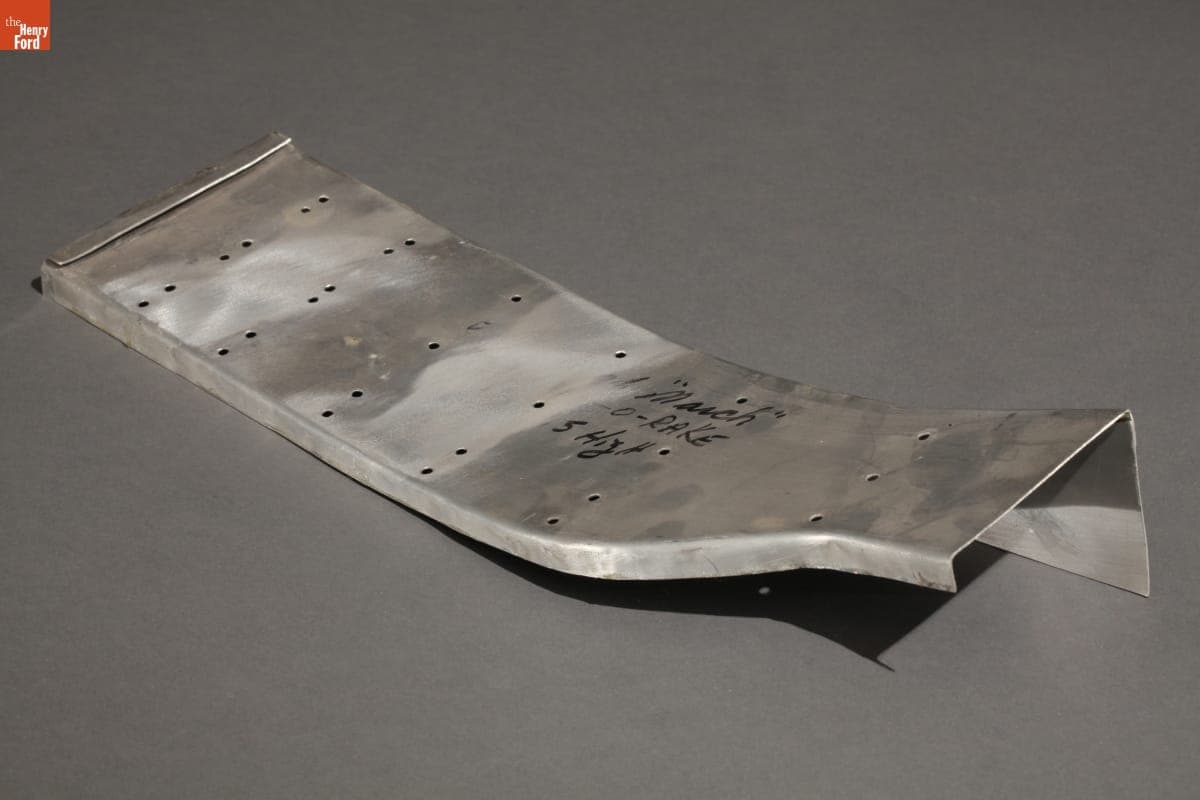 Scale Model of March Indy Car Side Pod Tunnel Used for Airflow Testing, 1978-1982