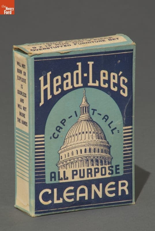 Head-Lee's "Cap-it-all" All Purpose Cleaner, 1935-1945