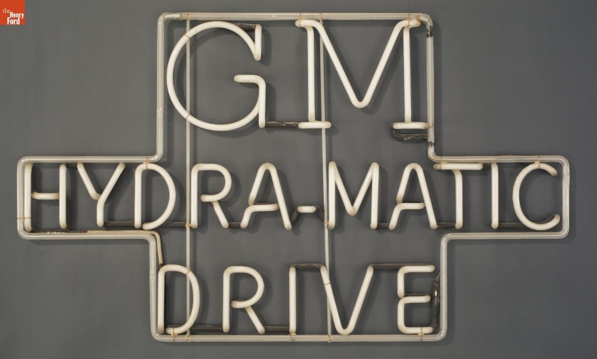 General Motors Neon Sign, circa 1950