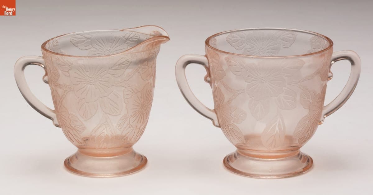 Sugar and Creamer Set, 1930-1934