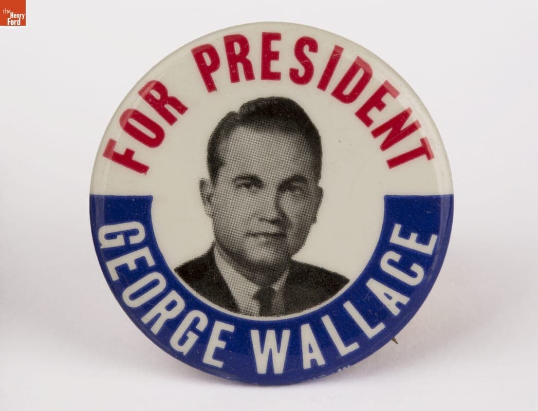 George Wallace Campaign Button, 1968