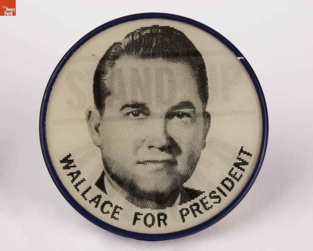 George Wallace Campaign Button, 1968