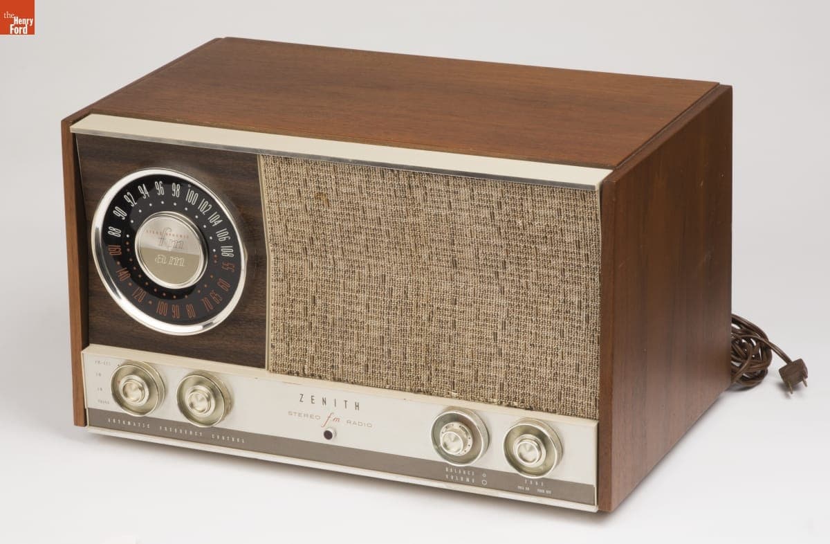 Zenith Stereo Radio Receiver, Model MJ1035-1, 1963-1965