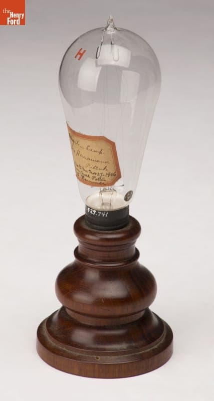 Just & Hanaman Tungsten Filament Lamp, 1906