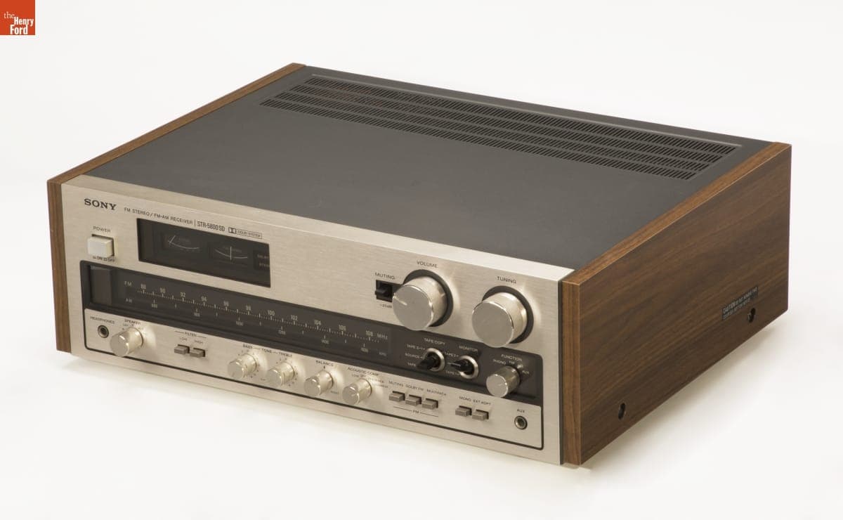 Sony FM-AM Stereo Receiver, 1976